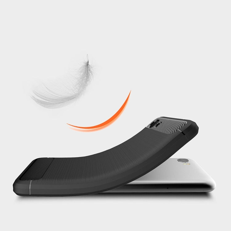 For Asus Zenfone 3s Max ZC521TL Brushed Texture Carbon Fiber Shockproof TPU Rugged Armor Protective Case