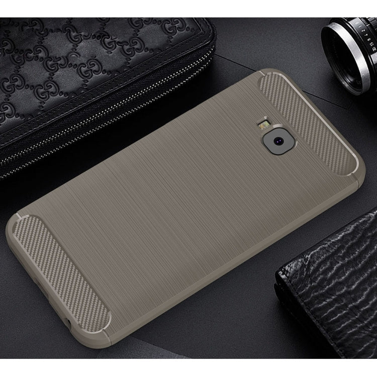 For Asus ZenFone 4 Selfie ZD553KL Brushed Texture Carbon Fiber Shockproof TPU Rugged Armor Protective Case