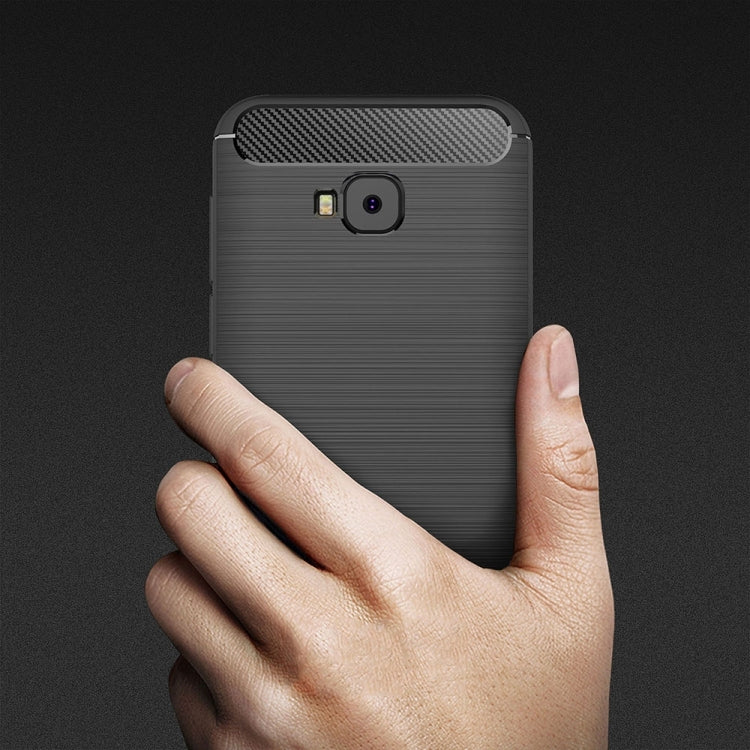 For Asus ZenFone 4 Selfie ZD553KL Brushed Texture Carbon Fiber Shockproof TPU Rugged Armor Protective Case