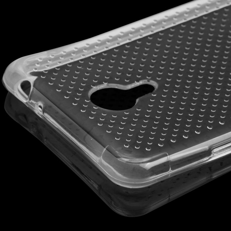 For Meizu MX5 Shock-resistant Cushion TPU Protective Case(Transparent)