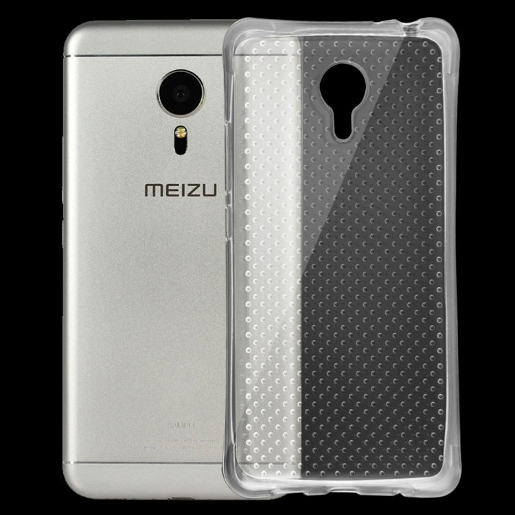 For Meizu MX5 Pro Shock-resistant Cushion TPU Protective Case(Transparent)