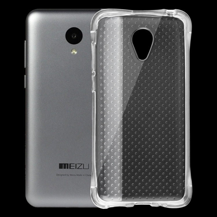 For Meizu M2 Shock-resistant Cushion TPU Protective Case(Transparent)