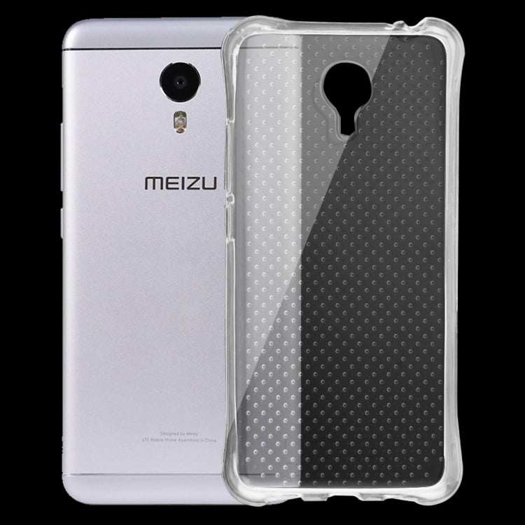For Meizu M3 Note Shock-resistant Cushion TPU Protective Case(Transparent)