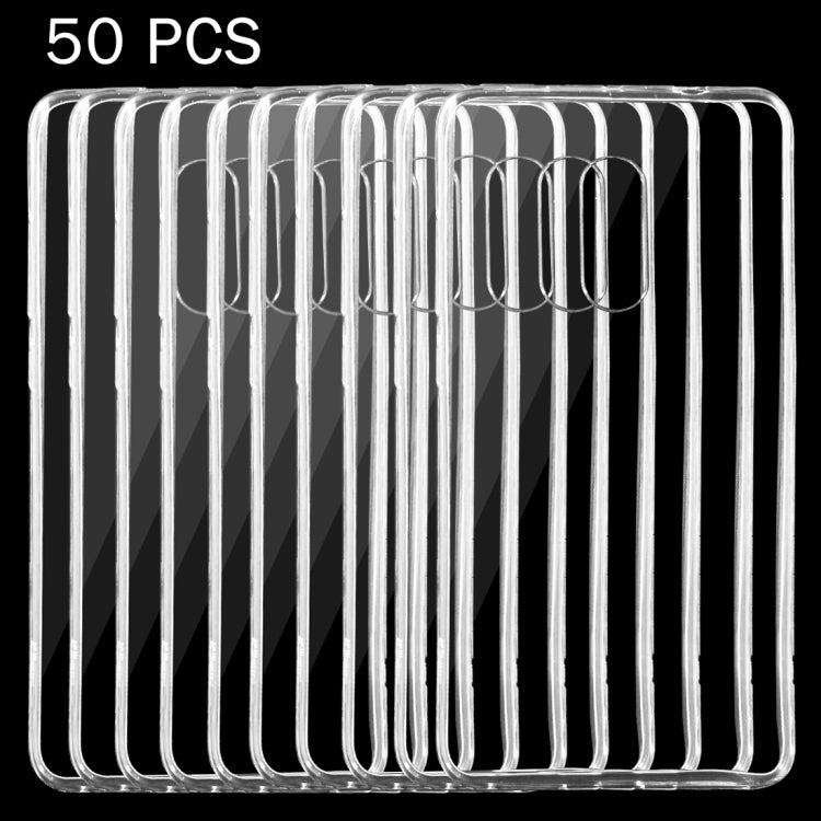 50 PCS for Xiaomi Redmi Note 4X 0.75mm Ultra-thin Transparent TPU Protective Case(Transparent)