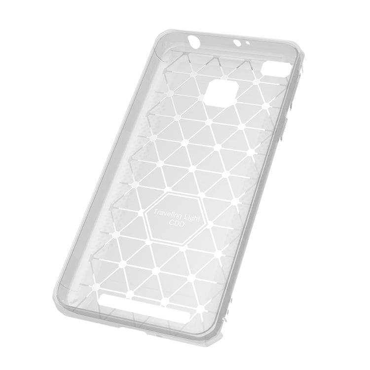 For Xiaomi Redmi 3 / 3s / 3 Pro Brushed Texture Carbon Fiber Anti-slip TPU Protective Cover Case