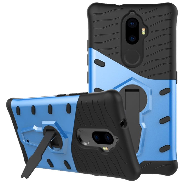 For Lenovo K8 Plus PC + TPU Dropproof Sniper Hybrid Protective Back Cover Case with 360 Degree Rotation Holder