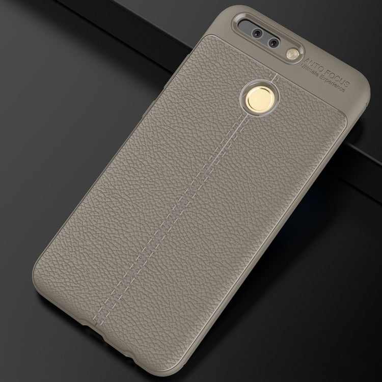 For Huawei Honor 8 Pro / Honor V9 Litchi Texture Full Coverage TPU Protective Back Cover Case