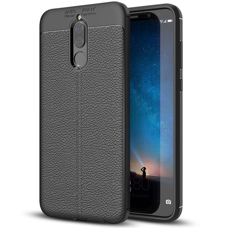 For Huawei Maimang 6 / Mate 10 Lite Litchi Texture Full Coverage TPU Protective Back Cover Case