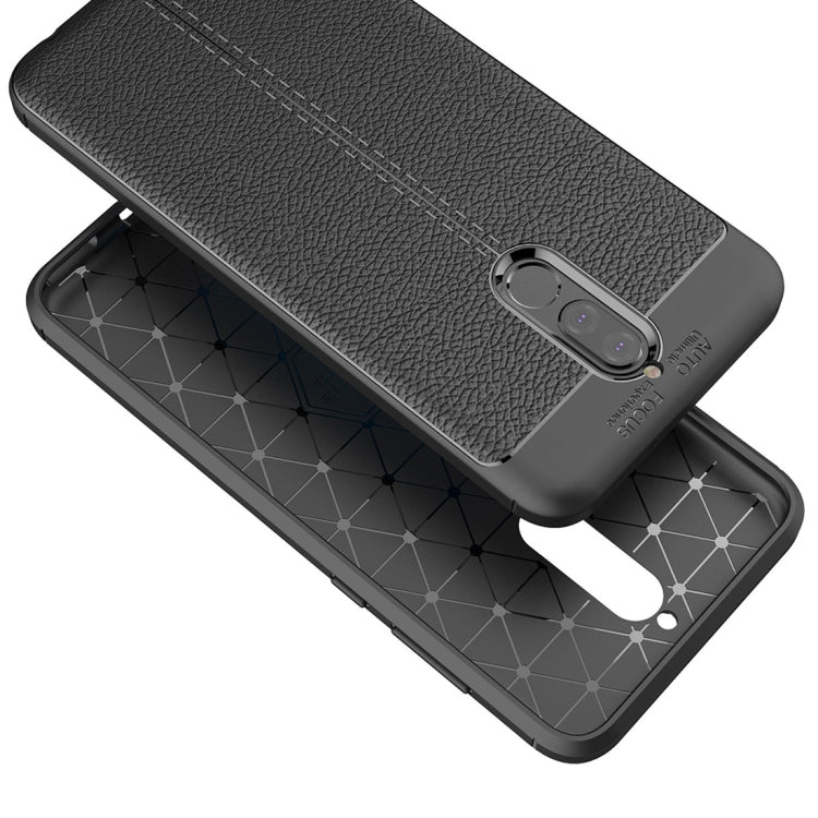 For Huawei Maimang 6 / Mate 10 Lite Litchi Texture Full Coverage TPU Protective Back Cover Case