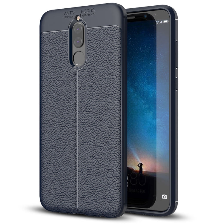 For Huawei Maimang 6 / Mate 10 Lite Litchi Texture Full Coverage TPU Protective Back Cover Case