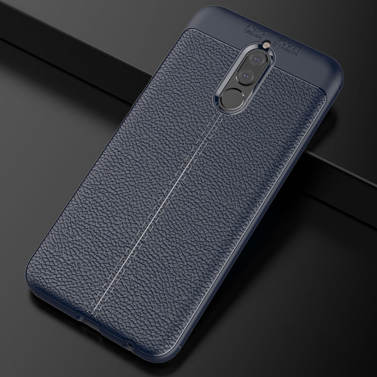 For Huawei Maimang 6 / Mate 10 Lite Litchi Texture Full Coverage TPU Protective Back Cover Case