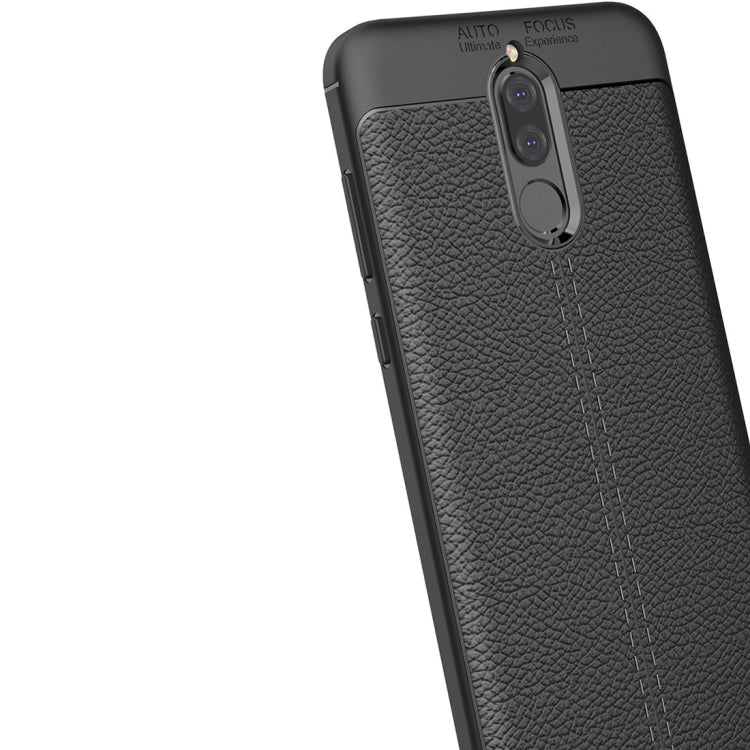 For Huawei Maimang 6 / Mate 10 Lite Litchi Texture Full Coverage TPU Protective Back Cover Case