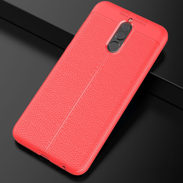 For Huawei Maimang 6 / Mate 10 Lite Litchi Texture Full Coverage TPU Protective Back Cover Case