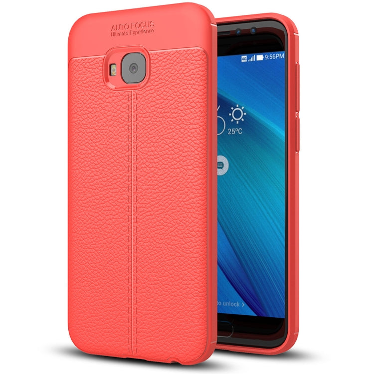For Asus Zenfone 4 Selfie Pro ZD552KL Litchi Texture Full Coverage TPU Protective Back Cover Case