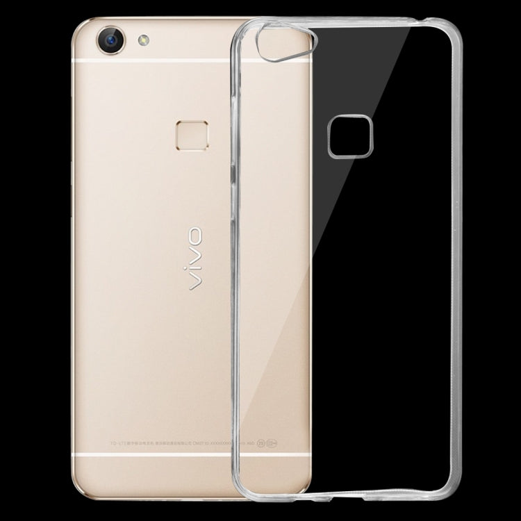 For Vivo X6 0.75mm Ultra-thin Transparent TPU Protective Case(Transparent)