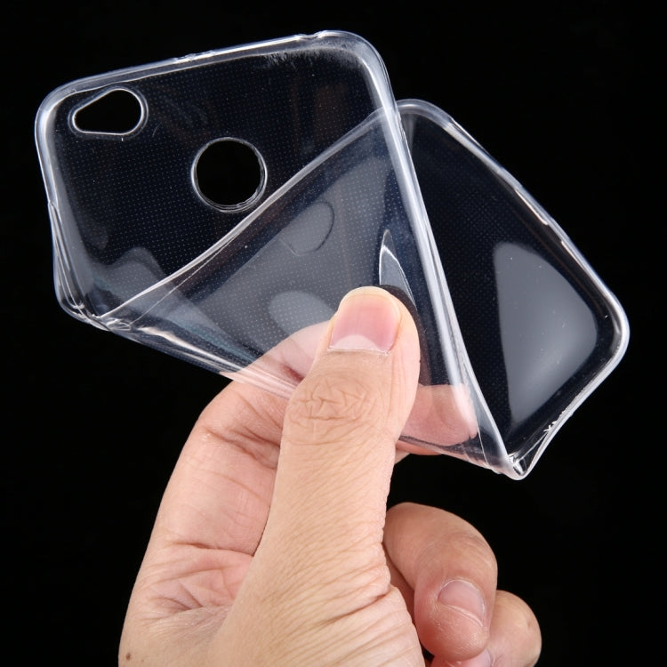 For Xiaomi Redmi 4X 0.75mm Ultra-thin Transparent TPU Protective Case(Transparent)