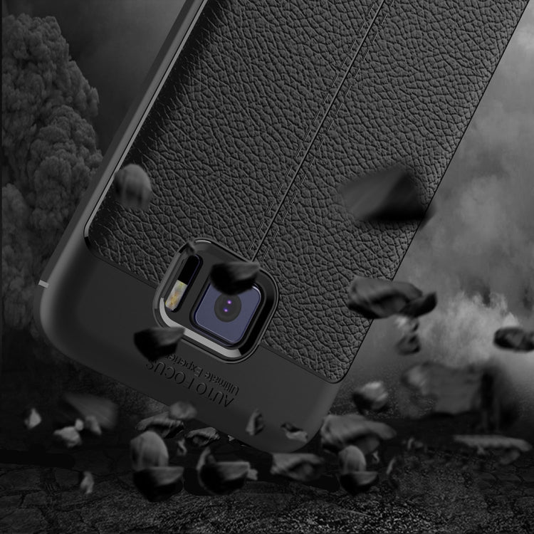 For Asus ZenFone V V520KL Litchi Texture Full Coverage TPU Protective Back Cover Case