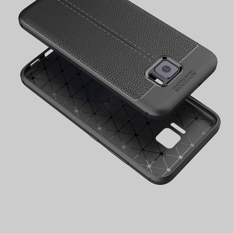 For Asus ZenFone V V520KL Litchi Texture Full Coverage TPU Protective Back Cover Case