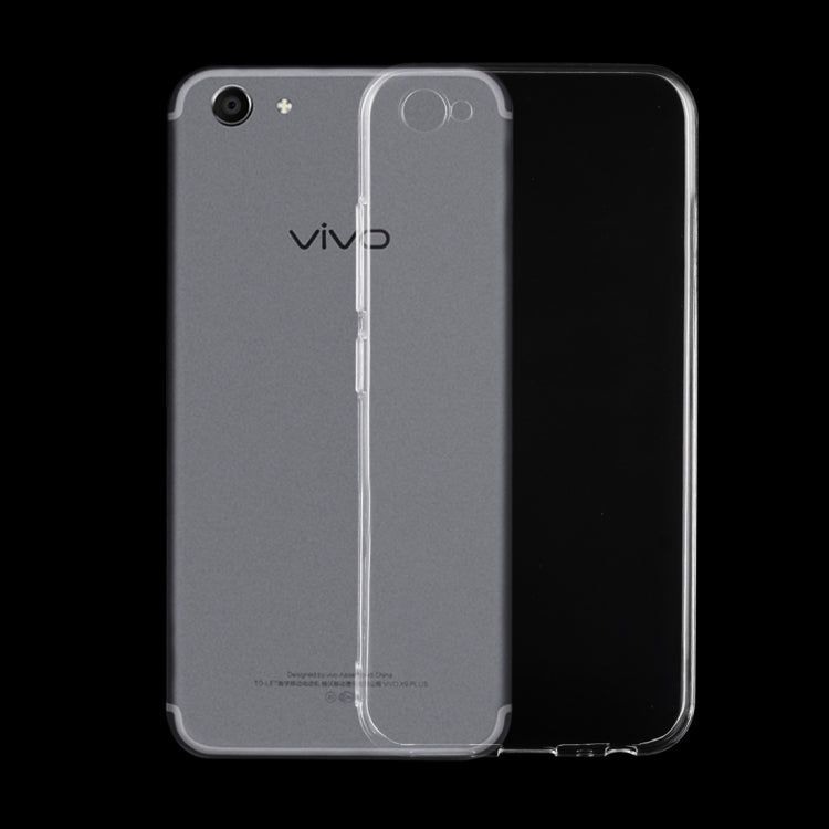 For Vivo V5 Plus 0.75mm Ultra-thin Transparent TPU Protective Case(Transparent)