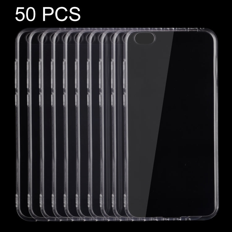 50 PCS for Xiaomi Mi 5c 0.75mm Ultra-thin Transparent TPU Protective Case