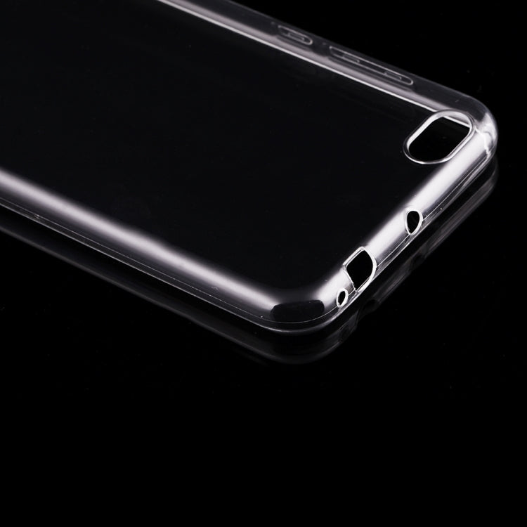 For Xiaomi Mi 5c 0.75mm Ultra-thin Transparent TPU Protective Case(Transparent)