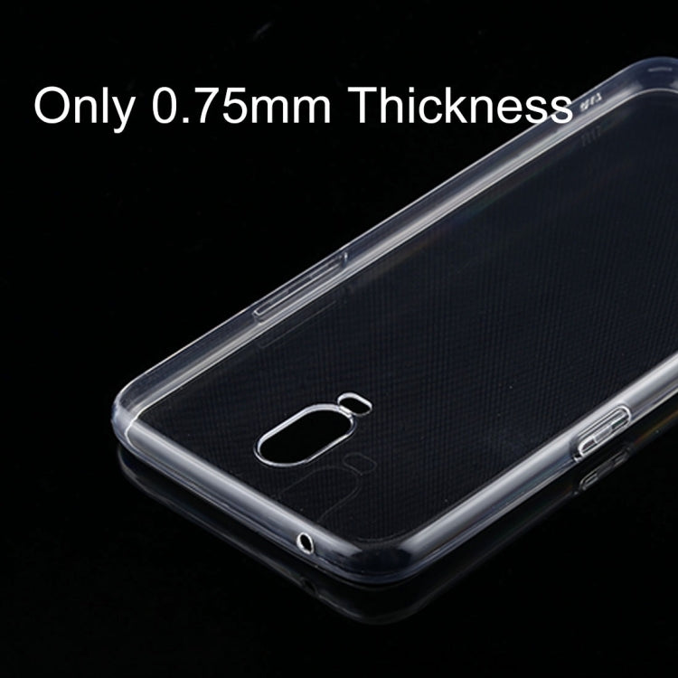 50 PCS 0.75mm Transparent TPU Case for OPPO R17