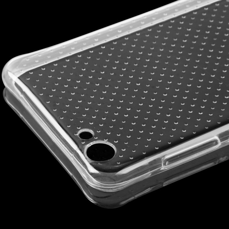 For Vivo X7 Shock-resistant Cushion TPU Protective Case(Transparent)