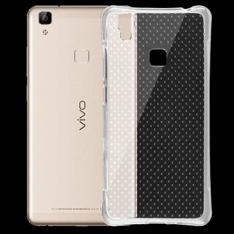 For Vivo Y53 Shock-resistant Cushion TPU Protective Case(Transparent)