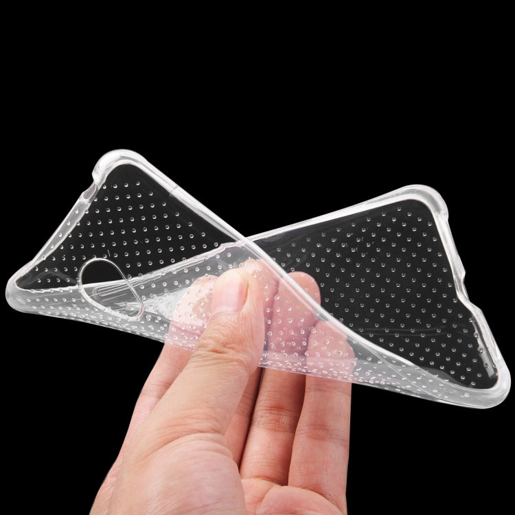 For Meizu Meilan 3 Shock-resistant Cushion TPU Protective Case(Transparent)