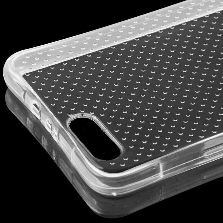 For Huawei Honor 6 Plus Shock-resistant Cushion TPU Protective Case(Transparent)