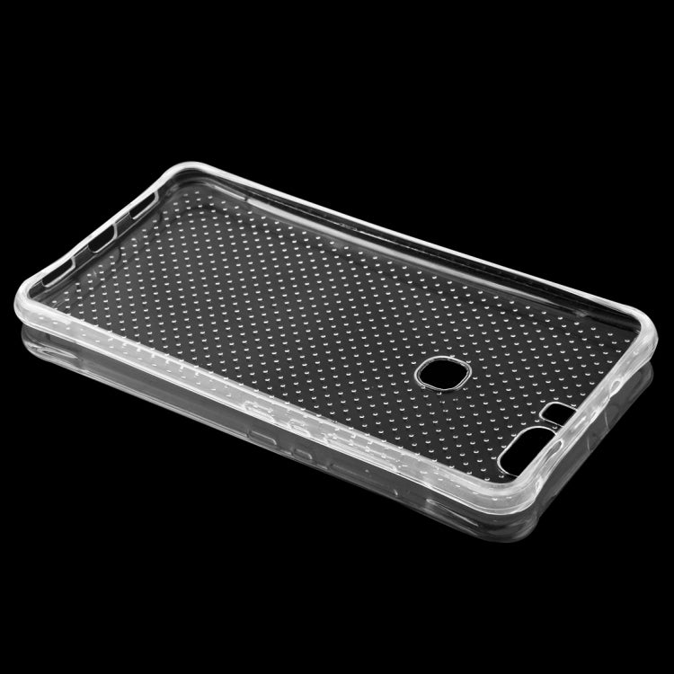 For Huawei Honor V8 Shock-resistant Cushion TPU Protective Case(Transparent)