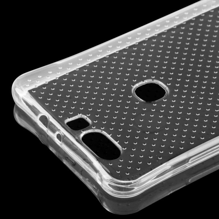 For Huawei Honor V8 Shock-resistant Cushion TPU Protective Case(Transparent)