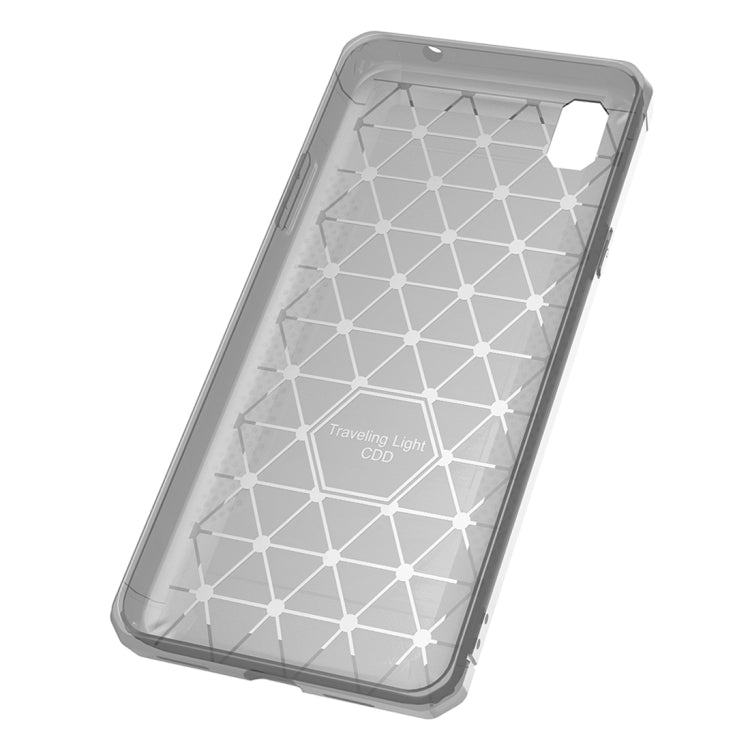 For OPPO A37 / Neo 9 Brushed Texture Carbon Fiber Anti-slip TPU Protective Cover Case