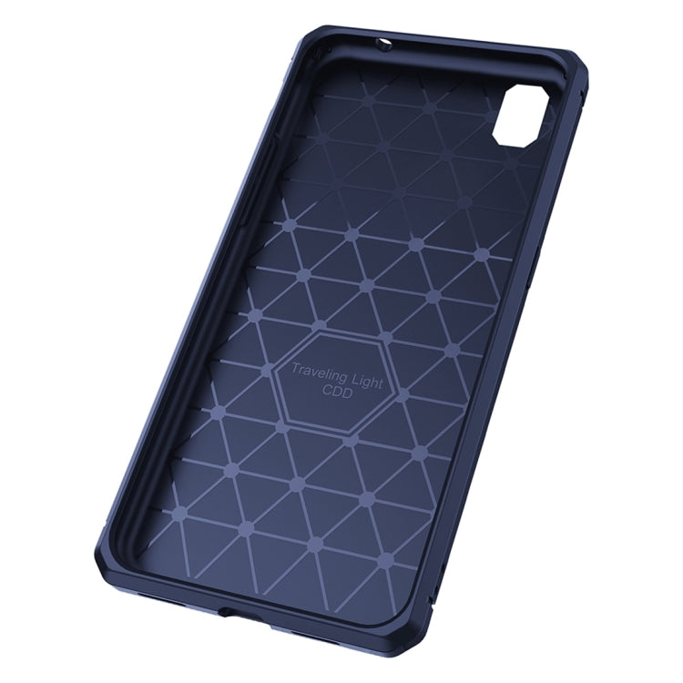 For OPPO A37 / Neo 9 Brushed Texture Carbon Fiber Anti-slip TPU Protective Cover Case