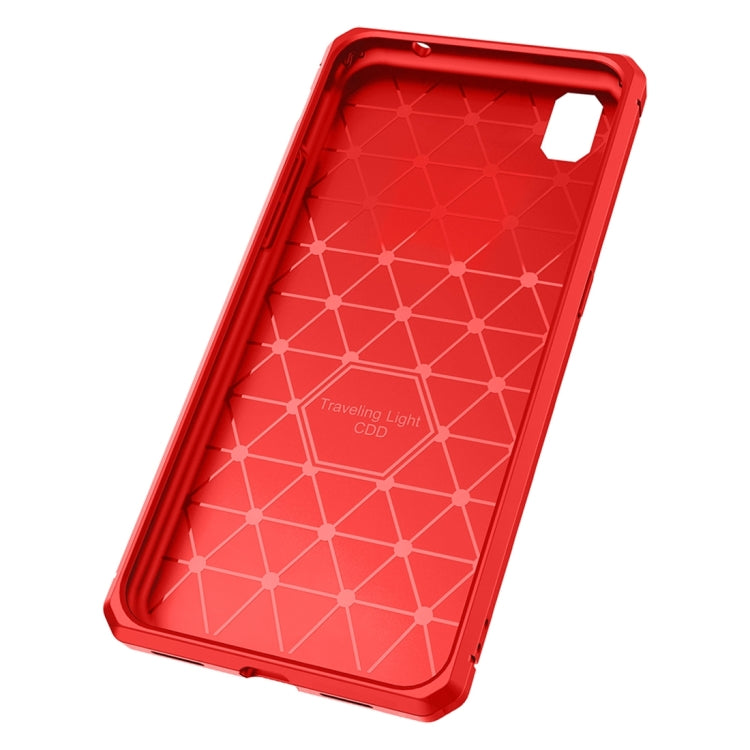 For OPPO A37 / Neo 9 Brushed Texture Carbon Fiber Anti-slip TPU Protective Cover Case