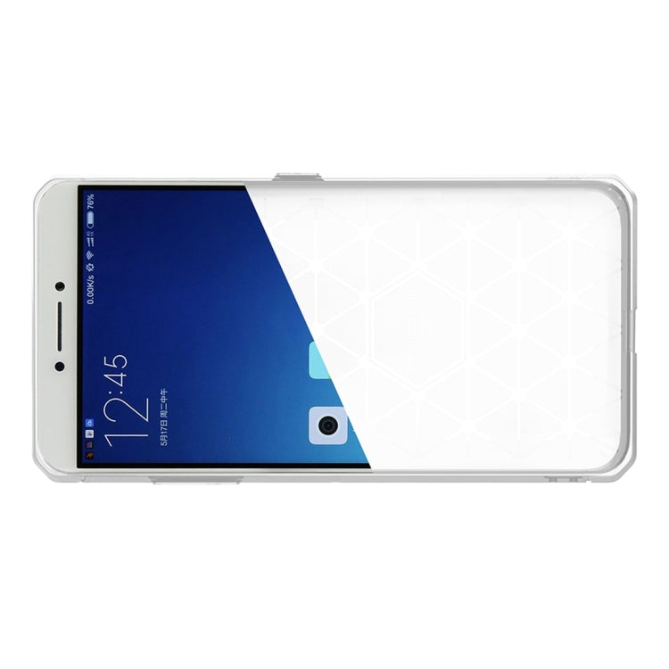 For OPPO A37 / Neo 9 Brushed Texture Carbon Fiber Anti-slip TPU Protective Cover Case