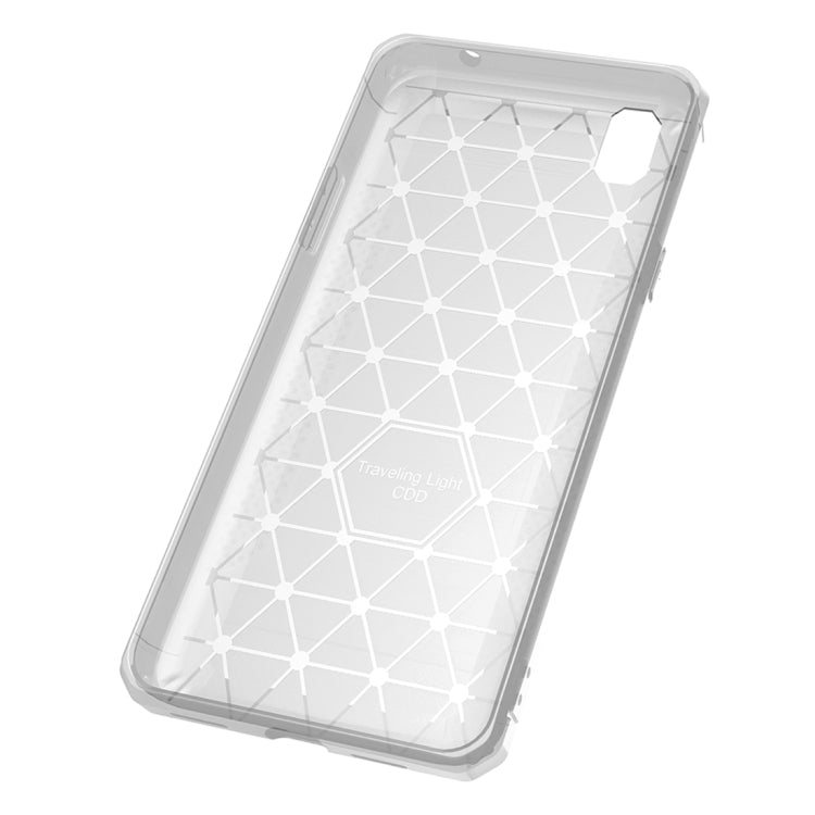 For OPPO A37 / Neo 9 Brushed Texture Carbon Fiber Anti-slip TPU Protective Cover Case