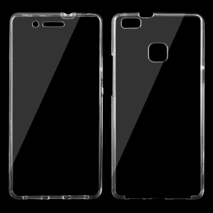 For Huawei P9 Lite 0.75mm Double-sided Ultra-thin Transparent TPU Protective Case(Transparent)