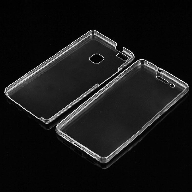 For Huawei P9 Lite 0.75mm Double-sided Ultra-thin Transparent TPU Protective Case(Transparent)