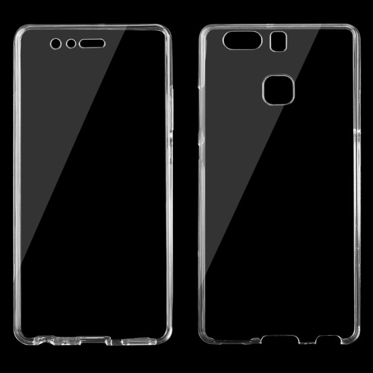 For Huawei P9 0.75mm Double-sided Ultra-thin Transparent TPU Protective Case(Transparent)