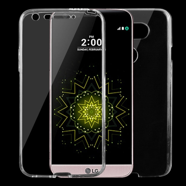 For LG G5 0.75mm Double-sided Ultra-thin Transparent TPU Protective Case(Transparent)