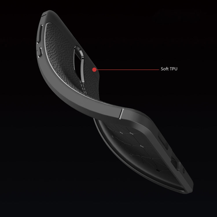 For Nokia 8 Litchi Texture Design Soft TPU Anti-skip Protective Cover Back Case