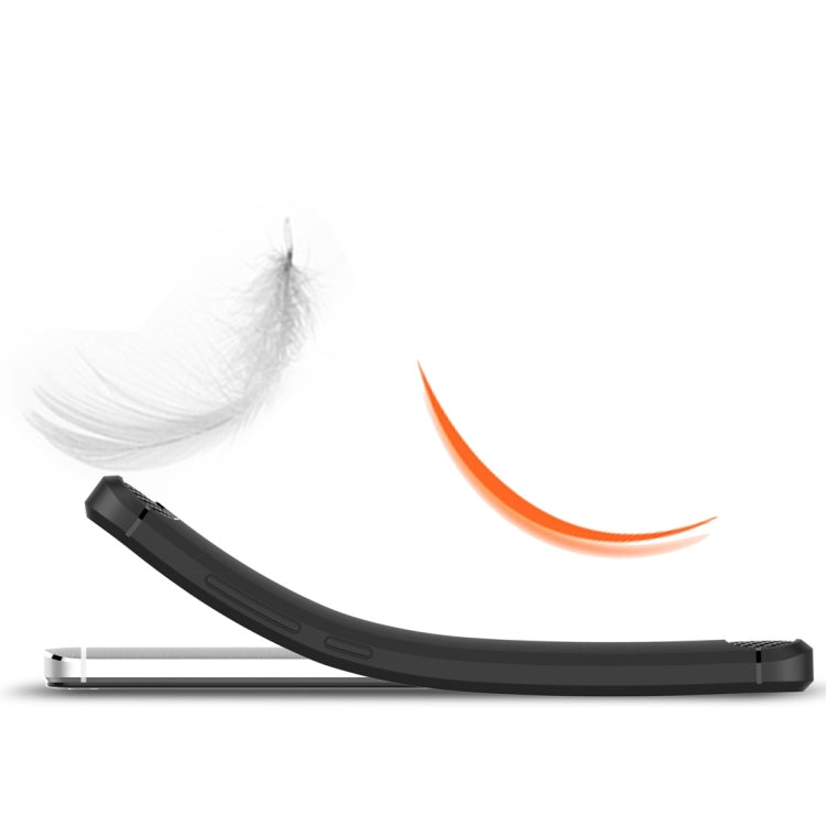 For Xiaomi Redmi Pro Brushed Texture Carbon Fiber Shockproof TPU Rugged Armor Protective Case