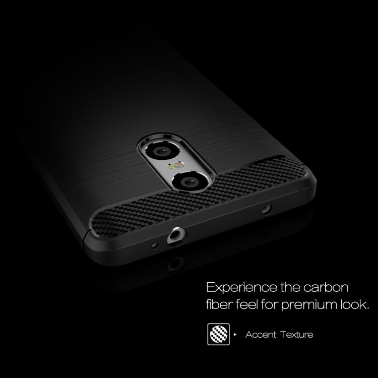 For Xiaomi Redmi Pro Brushed Texture Carbon Fiber Shockproof TPU Rugged Armor Protective Case