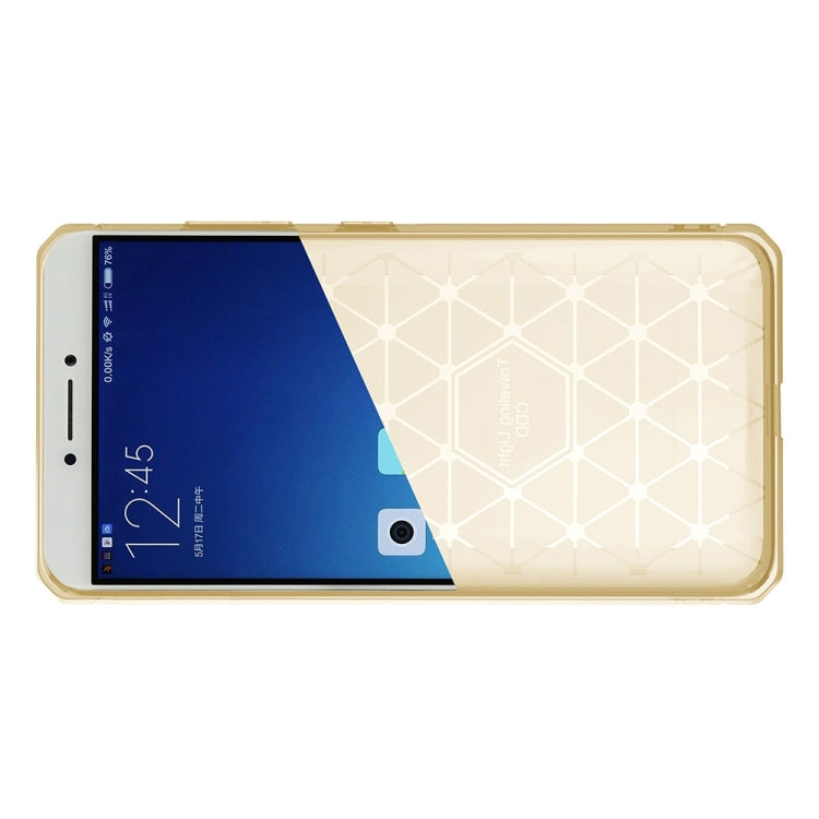 For Huawei Honor 8 Brushed Texture Carbon Fiber Anti-slip TPU Protective Cover Case