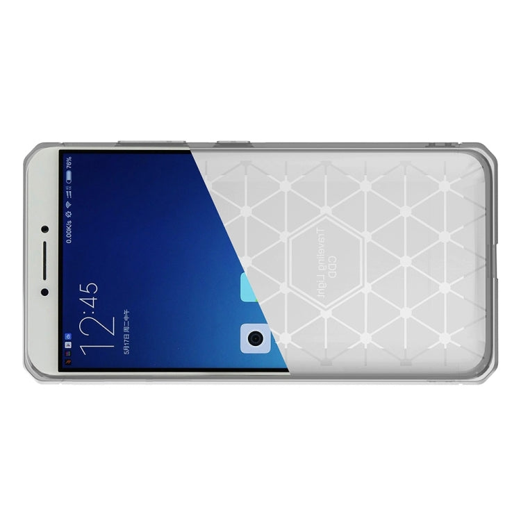 For Huawei Honor 8 Brushed Texture Carbon Fiber Anti-slip TPU Protective Cover Case