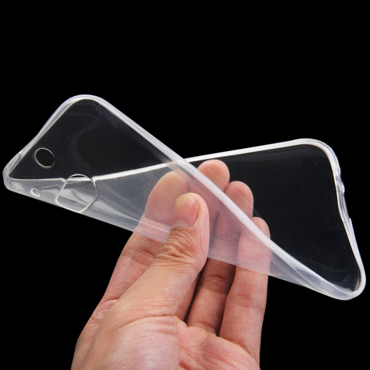For HTC One M8 / One 2 0.75mm Ultra-thin Transparent TPU Protective Case(Transparent)