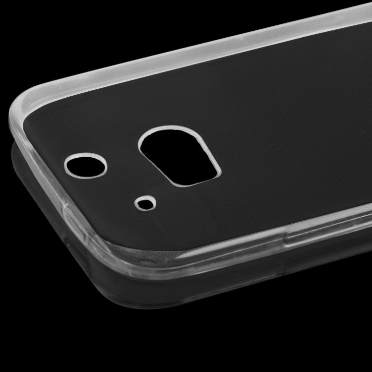 For HTC One M8 / One 2 0.75mm Ultra-thin Transparent TPU Protective Case(Transparent)