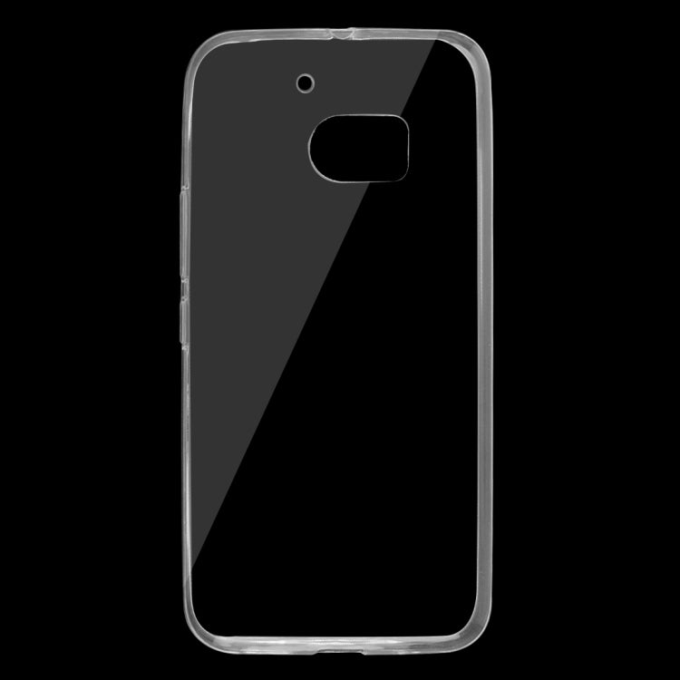 For HTC M10 0.75mm Ultra-thin Transparent TPU Protective Case(Transparent)