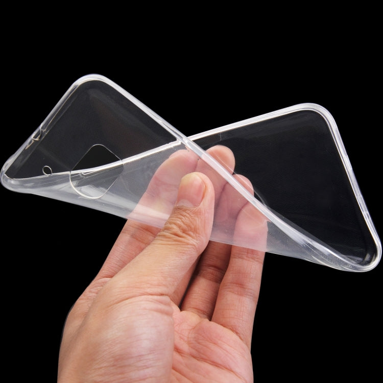 For HTC M10 0.75mm Ultra-thin Transparent TPU Protective Case(Transparent)